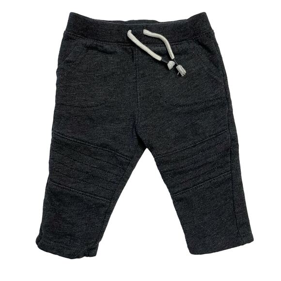 Jumping Beans Baby Joggers Softest Fleece Dark Gray Black Sweatpants Size 12m - Picture 1 of 4